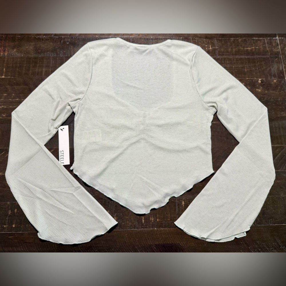 NWT Steele Urban Outfitters Harley Top in Dusted Sage Sz Medium - Picture 7 of 11